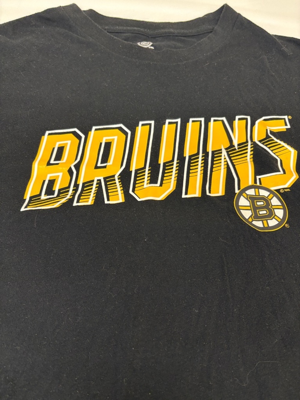 Boston Bruins Black short Sleeve T Shirt Sz L - Picture 2 of 4
